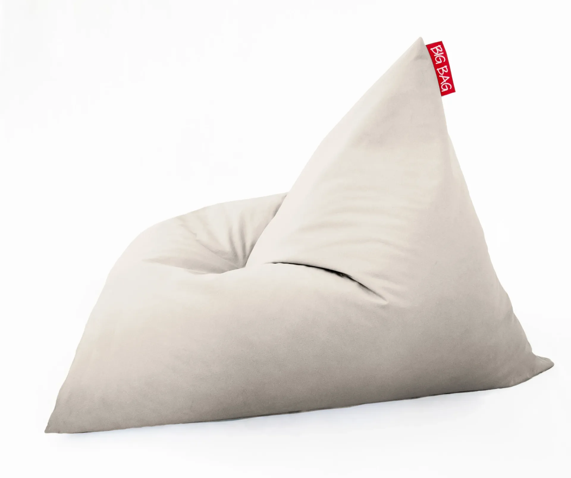 PUFF TRIANGULAR MEDIANO (Grande, Marfil)